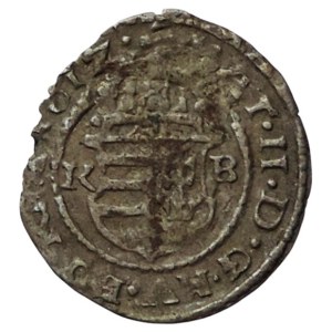 Matyáš II., denár 1612 KB Kremnica