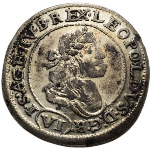Leopold I. 1657-1705, VI krejcar 1673 KB