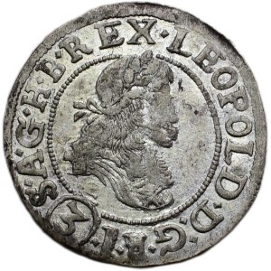 Leopold I. 1657-1705, 3 krejcar 1685 KB