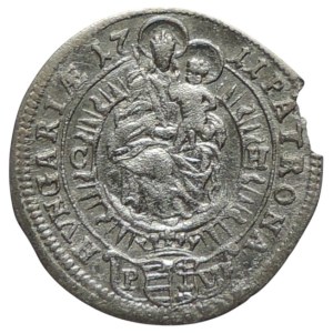 Josef I. 1705-1711, 3 krejcar 1711 PW Bratislava-Wödrödy