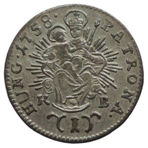 Maria Theresa 1740-1780, 1 krejcar 1758 KB