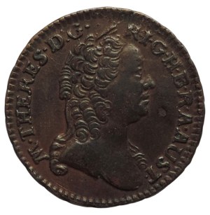 Marie Therese 1740-1780, Cu krejcar 1761 K Kremnica