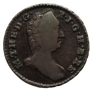 Marie Terezie 1740-1780, Cu 1 fenik = 1/4 krejcar 1764 C-A Karlsburg