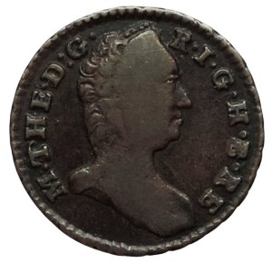 Maria Theresa 1740-1780, Cu 1 pfennig = 1/4 kreuzar 1764 C-A Karlsburg