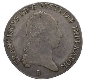 Francis II. 1792-1835, 1/2 thaler 1815 B