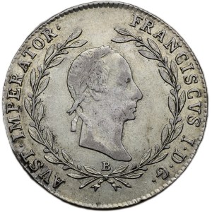 Francis II. 1792-1835, 20 krejcar 1830 B