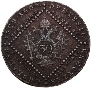 Francis II. 1792-1835, Cu 30 krejcar 1807 B