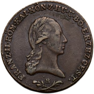 Francis II. 1792-1835, Cu 6 krejcar 1800 B