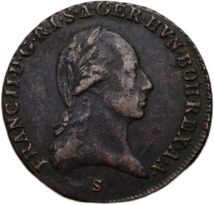 Francis II. 1792-1835, Cu 3 krejcar 1800 S