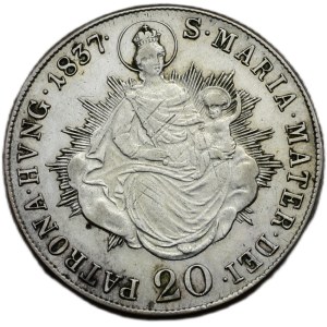 Ferdinand V. 1835-1848, 20 krejcar 1837 B Madona