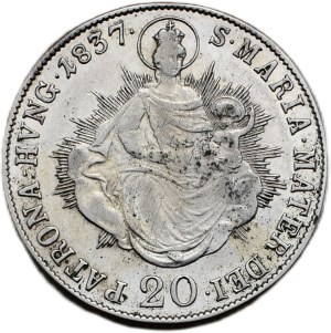 Ferdinand V. 1835-1848, 20 krejcar 1837 B