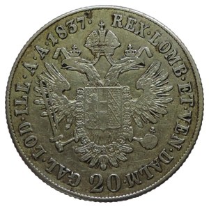 Ferdinand V. 1835-1848, 20 krejcar 1837 B