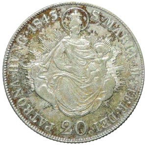 Ferdinand V. 1835-1848, 20 krejcar 1843 B