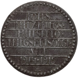 Franz Josef I. 1848-1916, medal Rotes Kreuz 1914-1915, Conrad Freiherr von Hötzendorf, 6-line inscription, 45mm, 43.293g