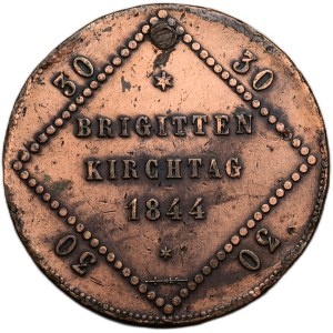 Franz Josef I. 1848-1916, Austria, Cu medal 50th anniversary of the founding of the Vienna Male Choir 1894