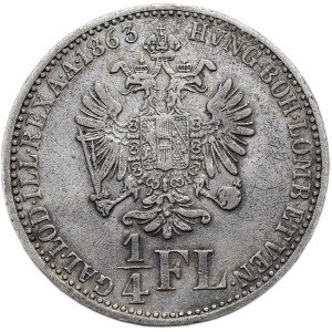 1/4 goldsmith 1863 A