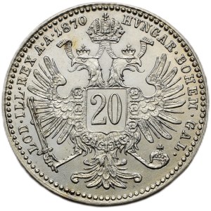 20 krejcar 1870 b.z.