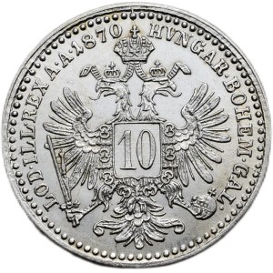 10 krejcar 1870 b.z.