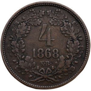 4 krejcar 1868 KB
