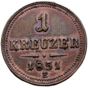 1 krejcar 1851 E