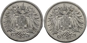 20 halls. 1908 p.z., 20 hal. 1914 b.w.