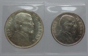 20 CZK 1937 TGM, 10 CZK 1928 TGM