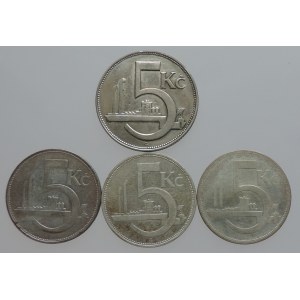 5 CZK 1925, 1929, 1930, 1932