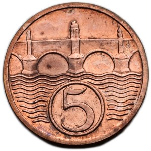 5 halls. 1924 - commemorative mintage of the Kremnica Mint in 2000
