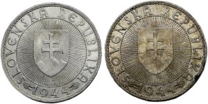 10 Ks 1944 Pribina two variants (cross)