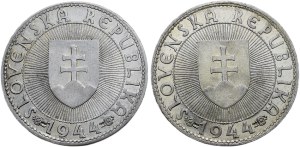 10 Ks 1944 Pribina two variants (cross)