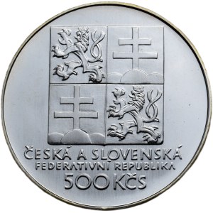 500 Kč 1993 Československý tenis