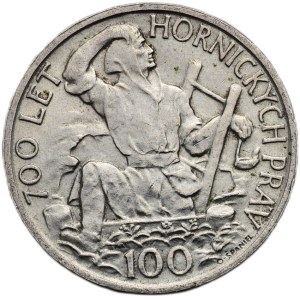 100 Kč 1949 - 700 rokov banských práv V Jihlave