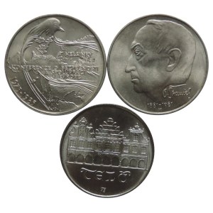 100 CZK 1981 Spain, 100 CZK 1985 Helsinki, 50 CZK 1986 Telč
