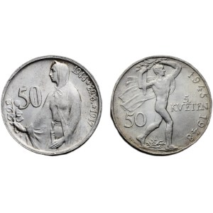 50 Kčs 1947 SNP, 50 Kčs 1948 máj