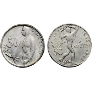 50 CZK 1947 SNP, 50 CZK 1948 May