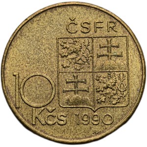 10 Kč 1990 T.G.M., var. A