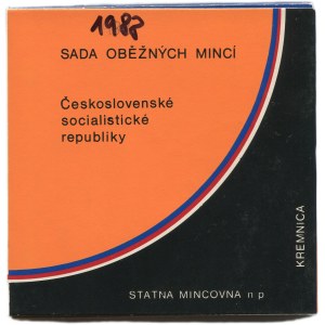 Set of circulation coins 1988