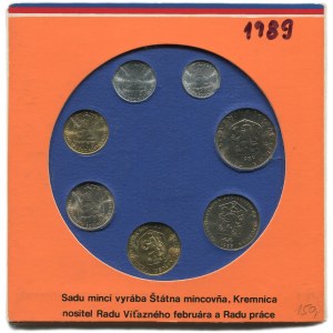 Set of circulation coins 1989