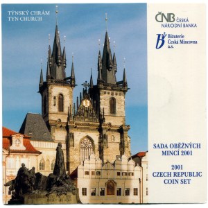 Set of circulating coins 2001, Tyn Church