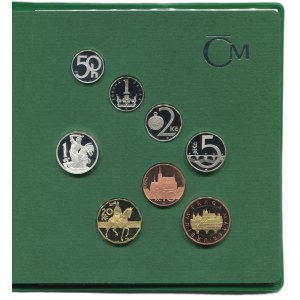 Set of circulation coins 2005, Suede cover