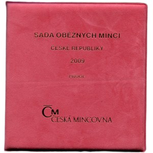 Set of circulation coins 2009, Suede cover