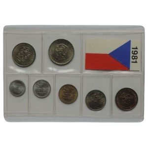 Set of circulating coins 1981