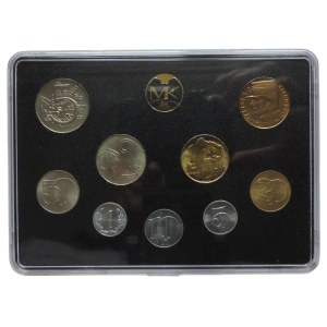 Set of circulation coins 1991