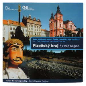 Set of circulation coins 2011, Pilsen Region