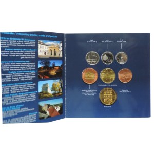 Set of circulation coins 2011, Pilsen Region
