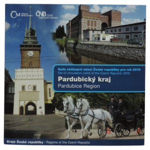 Set of circulation coins 2019, Pardubice Region