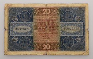 Czechoslovakia 1919-1939, 20 CZK 1919 series P 247