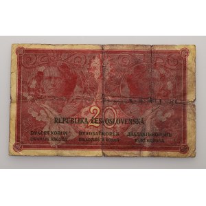 Czechoslovakia 1919-1939, 20 CZK 1919 series P 247