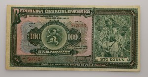 Czechoslovakia 1919-1939, 100 CZK 1920 series G