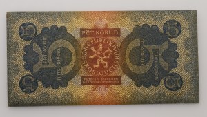 Czechoslovakia 1919-1939, 5 CZK 1921 series 8